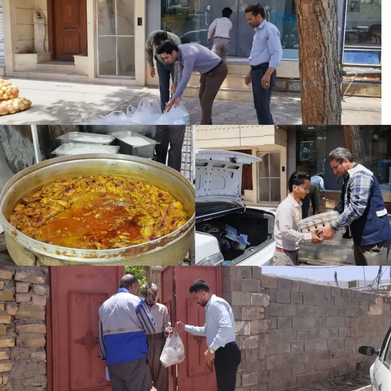 توزیع ۱۰۰۰ پرس غذای گرم میان نیازمندان تایباد همزمان با مناسبت‌های مذهبی